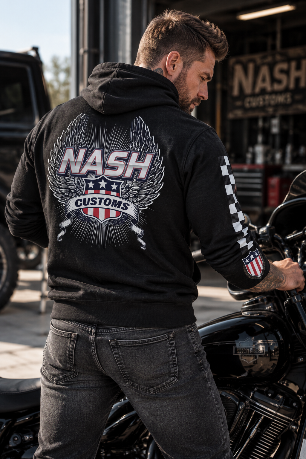 NASH CUSTOMS WINGS HOODIE