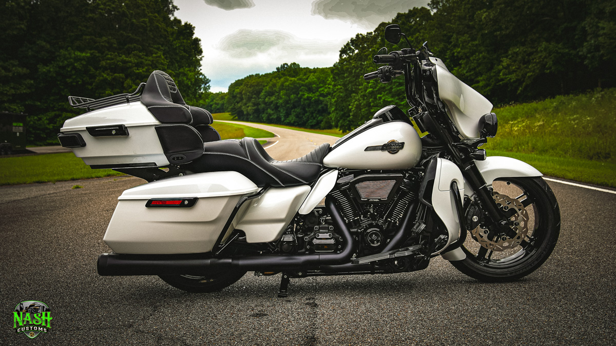 NASH CUSTOMS WHITE ULTRA LIMITED HARLEY-DAVIDSON