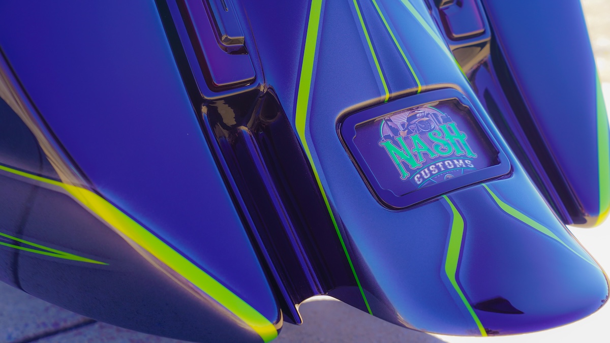 Nash Customs Gray Green Road Glide16